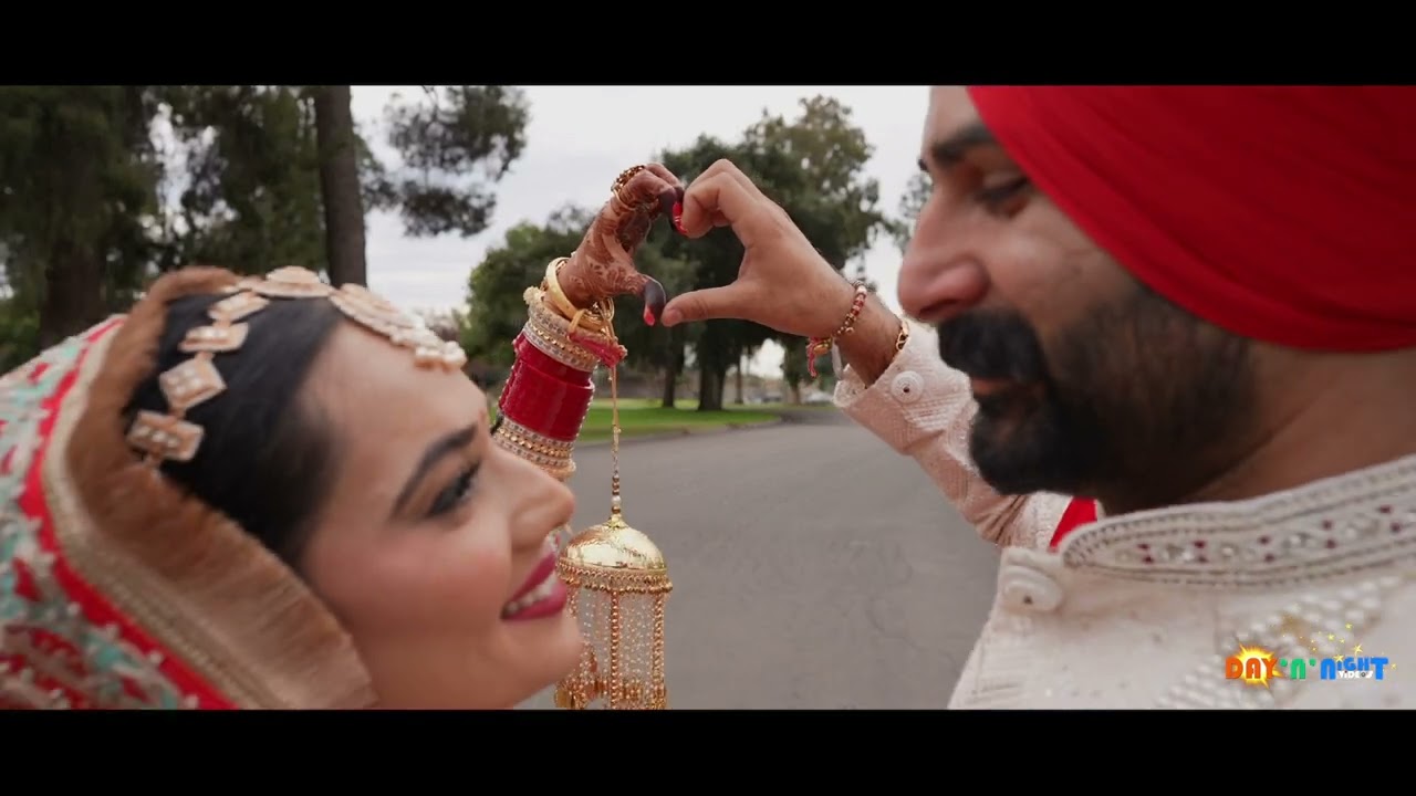 Sukhwinder weds Amanjot | Enchanting Wedding Shoot by Day & Night Video| Fresno, Love Story 💖✨