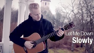 Let Me Down Slowly - Alec Benjamin | Fingerstyle Guitar Cover Resimi