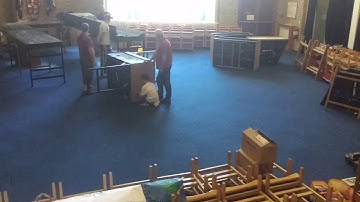 Time lapse setting up of Charwelton model railway layout