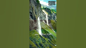 وَهُوَ الَّذِي جَعَلَ لَكُمُ اللَّيْلَ لِبَاسًا وَالنَّوْمَ سُبَاتًا    من سورة الفرقان #سحيم
