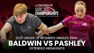 Download Lagu 2025 Under-21 Women's Singles Final Highlights - Mari Balwdin vs Ella Pashley MP3