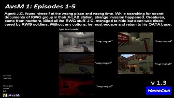 Half-Life: AvsM 1: Episodes 1-5 Exploratory Walkthrough