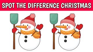 Spot the difference Christmas Theme Picture Puzzles #Puzzles #Christmas #MatterMind