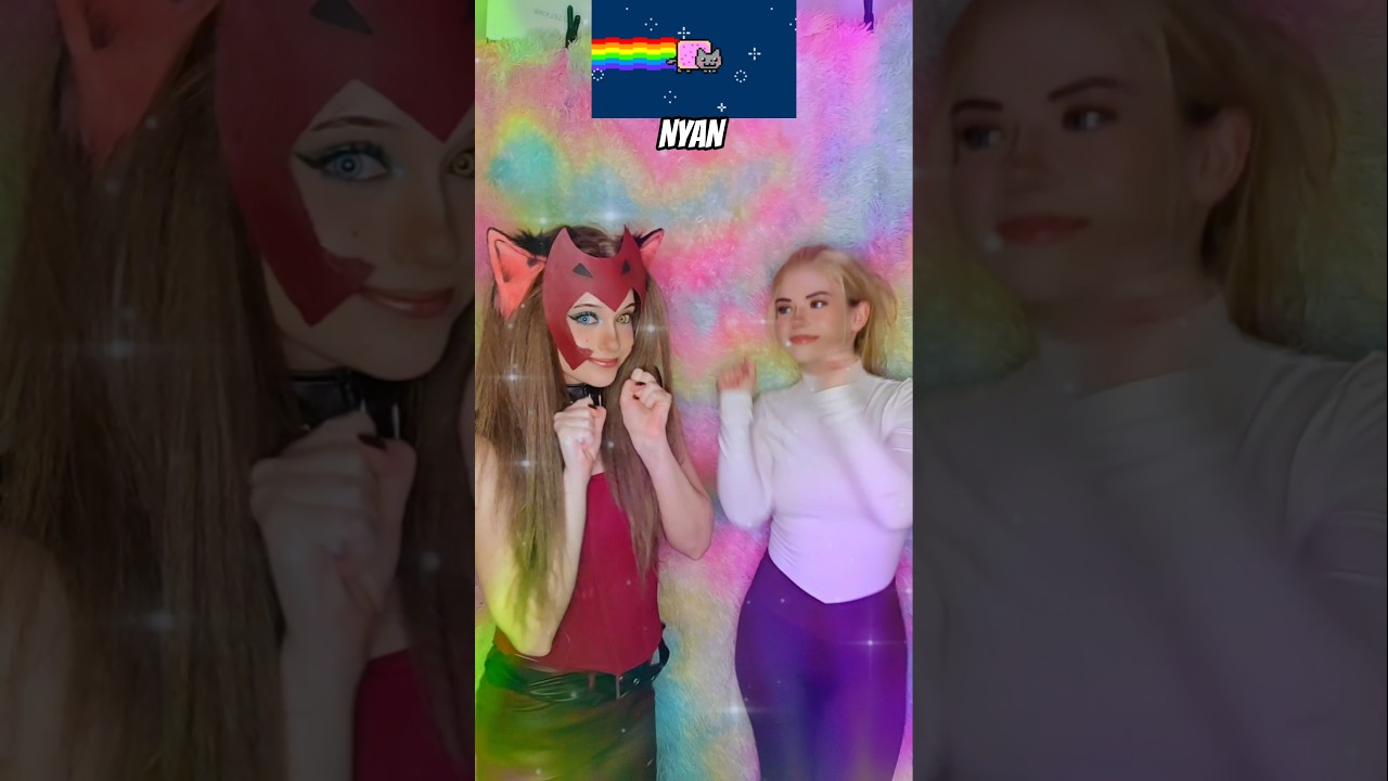 Nyan | Catra & Adora @nikkihatsunecosplay #cosplay #shorts #shera #catradora