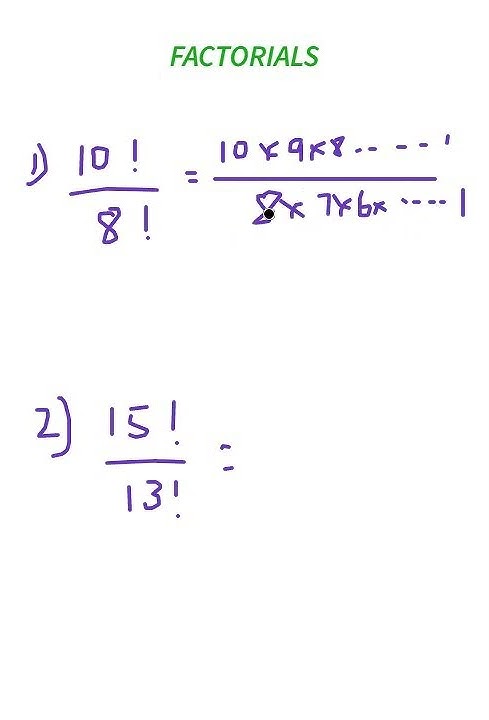 Factorials| trick to find factorial of 2 number| short trick for ...