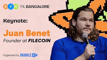 🎙️ Keynote by Juan Benet, Founder of Protocol Labs & Filecoin @ FILBangalore 2024