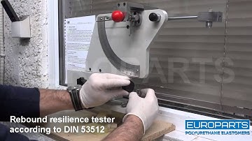 Rebound resilience test - Quality Control Lab, Europarts | Polyurethane Elastomers