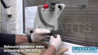 Rebound resilience test - Quality Control Lab, Europarts | Polyurethane Elastomers