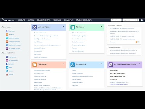 Comment s'inscrire au portail client SolidWorks