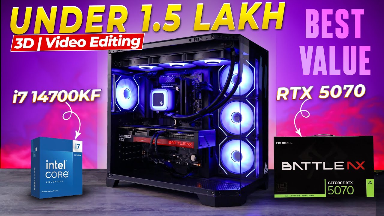 3D Rendering & Video Editing PC Build 2025 | i7 14700F & RTX 5070