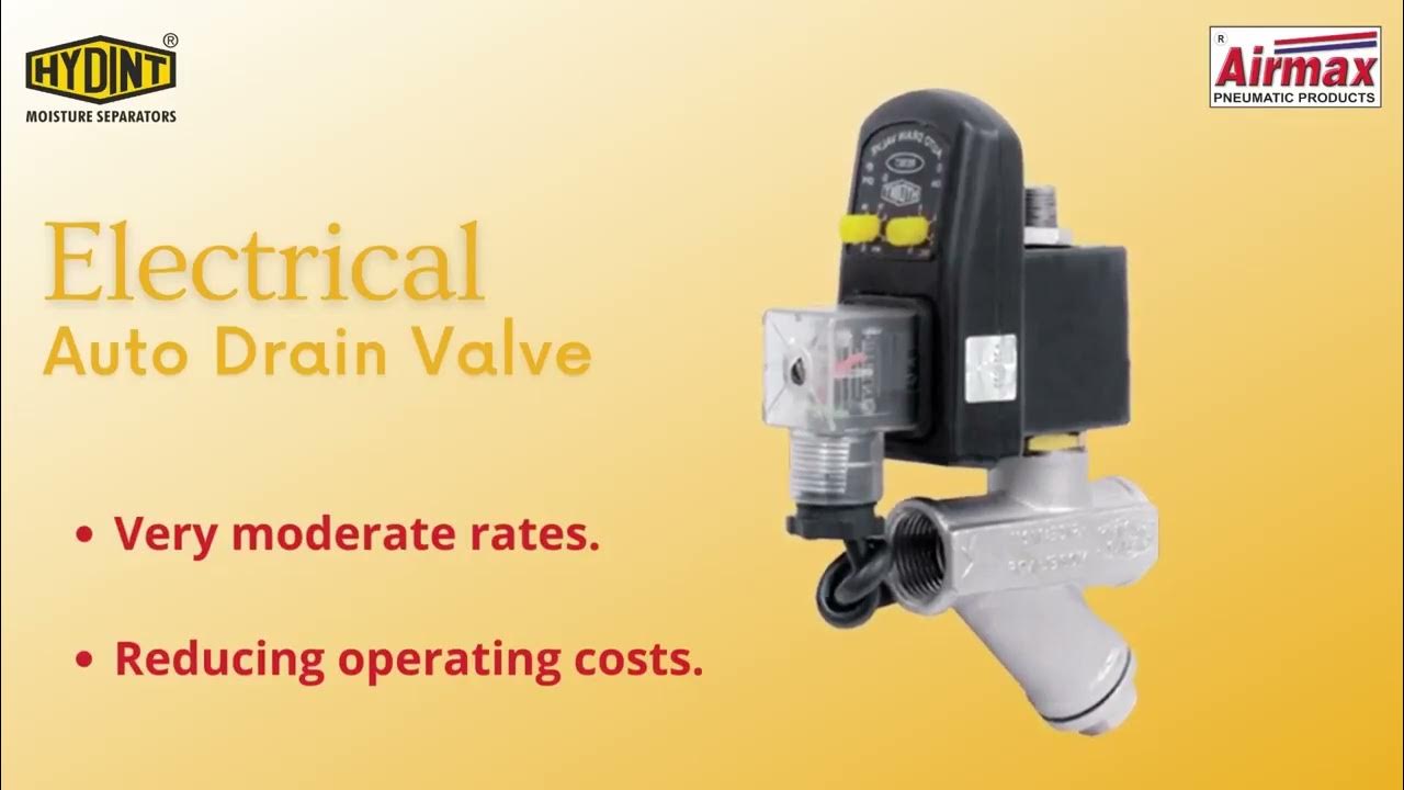 HYDINT AUTO DRAIN valve YouTube
