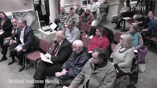 Selectmen Meeting (2-19-2019)