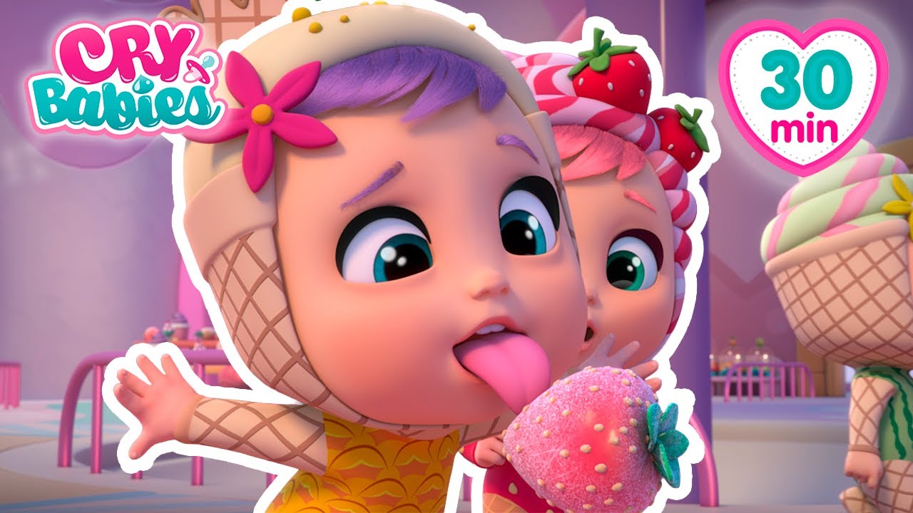 Τα Cry Babies στη Χώρα των Γλυκών! 🍓🍦 Χριστούγεννα με τα Cry Babies 💟 Κινούμενα σχέδια για παιδιά