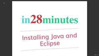 Java Programming II - Installing JDK