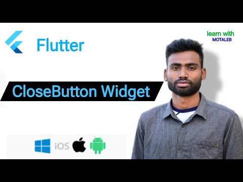Flutter CloseButton Widget Abdul Motaleb|Learn With Motaleb|Flutter Widget