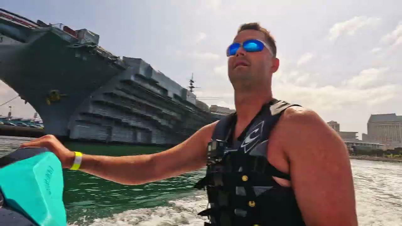 JetSki San Diego, California Under the Bridge and to the Midway