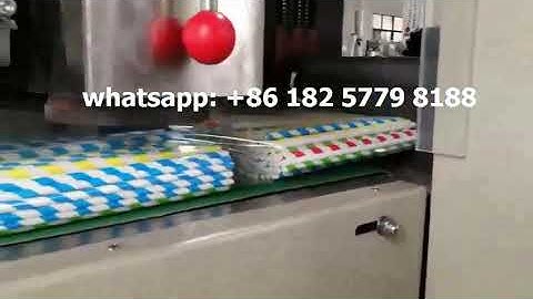 300pcs multiple paper straw automatic wrapping machine