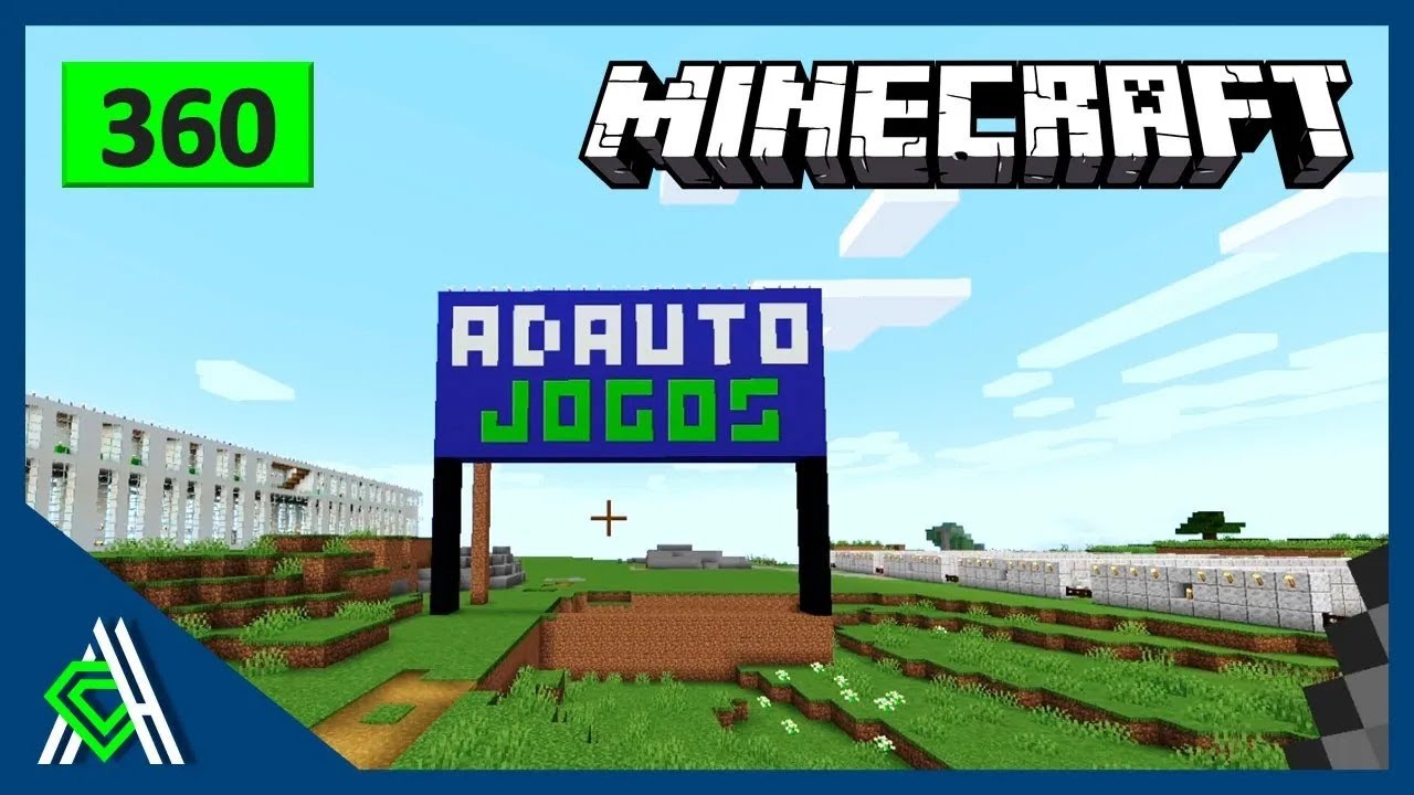 🎮 MINECRAFT 360: A nova placa Adauto Jogos do hotel está praticamente  concluída! 