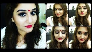 saraswati pooja makeup tutorial bengali look indian look