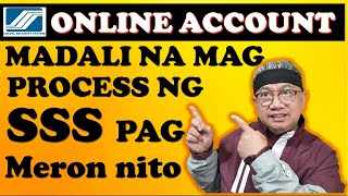  How To Create Sss Online Account Paano Mag Register Sa Sss Online Step By Step