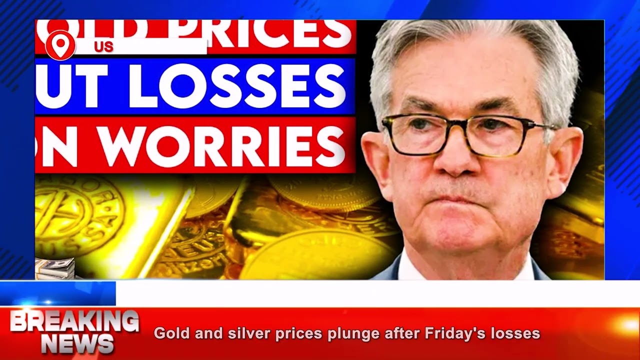 Breaking News Gold and silver prices plunge after Friday's losses