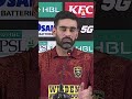We made mistakes! #HammadAzam #HyderabadKingsmen #Shorts