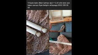 9 Kazık Ağ Kurulum Kuş Yakalama