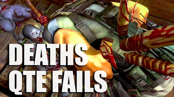 Resident Evil 5 - QTE Fails & Death Animations [4K No HUD 60FPS]