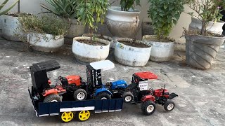 Powerful rc tractor pull full load trolley 🔥🔥|| tractor video (@Modified_tractor_B2 ) #tractor