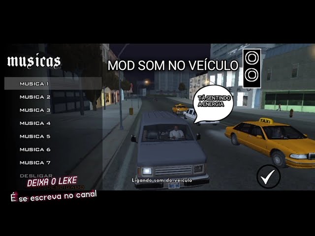 Como Instalar Mod Som Saindo Do Porta-Malas No GTA San Andreas