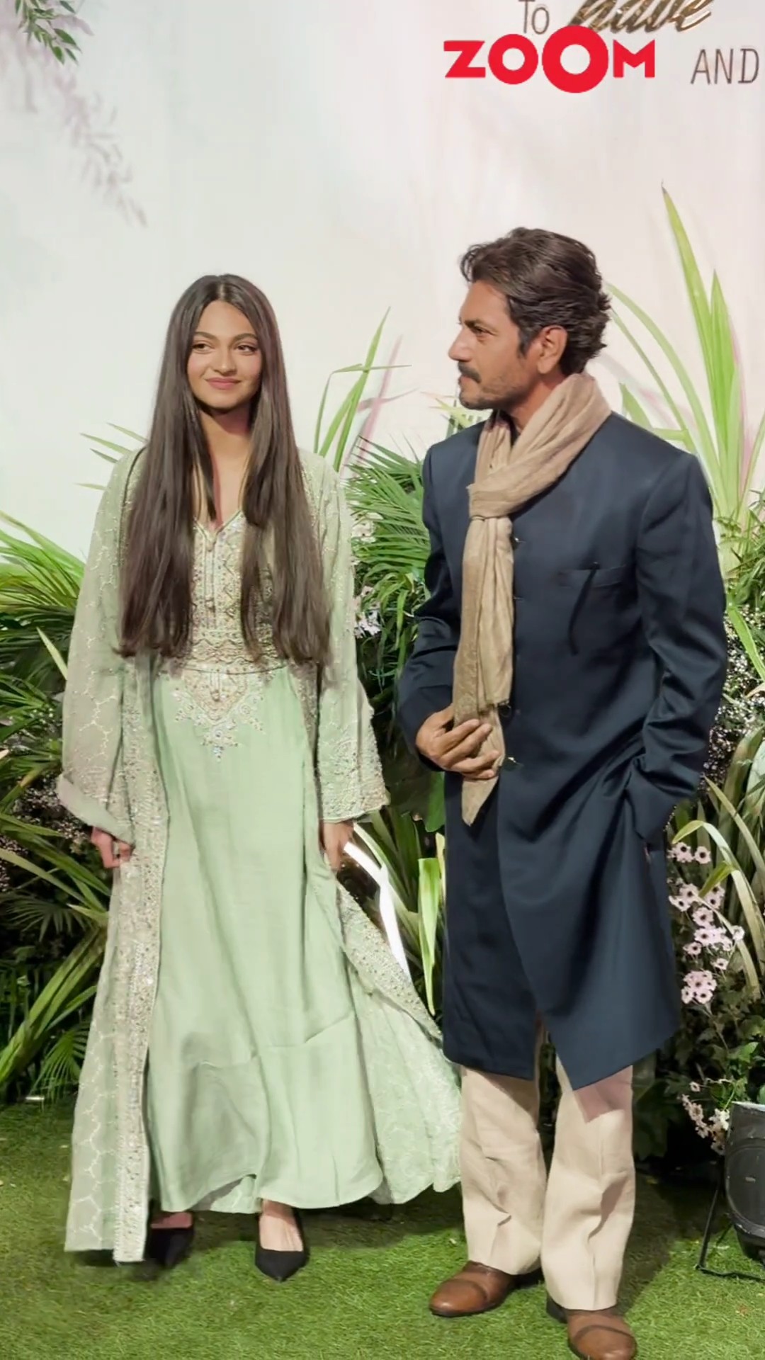 Nawazuddin Siddiqui's STYLISH entry with daughter at Aaliyah \u0026 Shane's Wedding ? #shorts