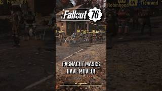 FALLOUT 76 | Fasnacht Masks Have MOVED! - Here's Where To Find Them.