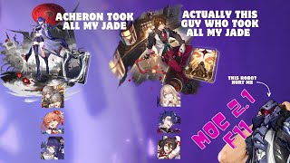 Acheron E0S1/Gallagher E2 x 4stars all-star | MOC 2.1 Floor 11[3 stars] | Honkai: Star Rail