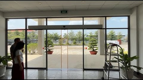 Lắp Đặt Cửa Trượt Tự Động Plus Hàn Quốc tại CTY Jifa Thành An Bình Dương