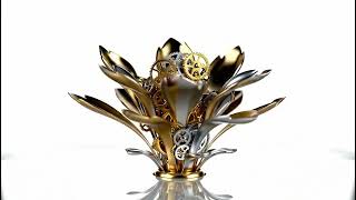 Clockwork Bloom!#steampunk#transformation#satisfying#AIart