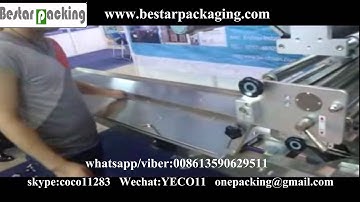 Bestar pillow packaging machine how to fix the chain of conveyor