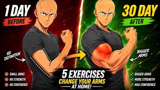 5 Exercises That Will Grow Your Arms FAST! 💪🔥