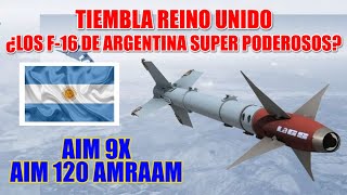 32 F-16 para Argentina con misiles AIM 9X y AIM 120 AMRAAM congreso de EE.UU decide