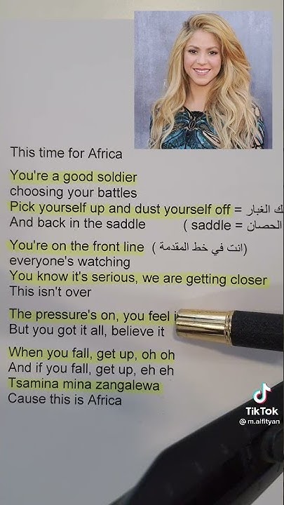 #shorts#shakira song#learn english with subtitle#famose song English