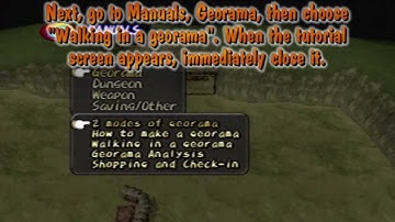 Dark Cloud (NTSC-U) - New Glitch Menu Trigger