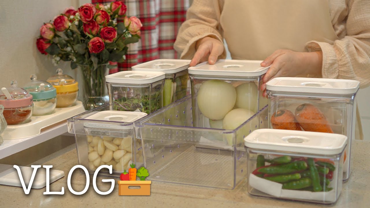 ENG | 주부 살림템🍳 비싼 식재료 버리지 않고 다 먹기, 텅 빈 냉장고 채우는 일상(with:바퀜 공동구매)