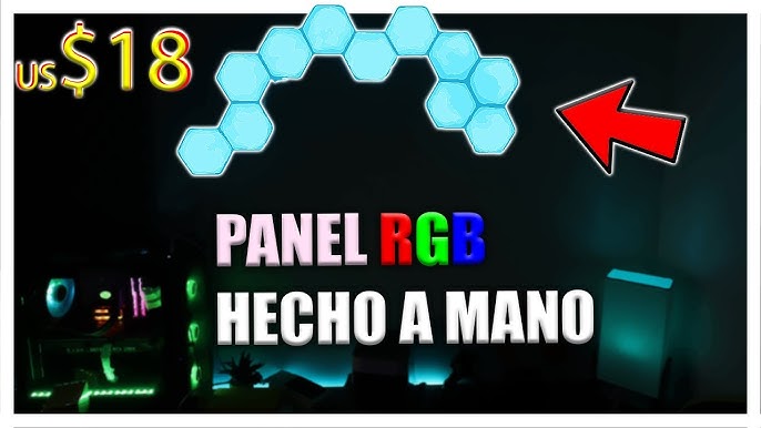 Habitaciones Gamer - Hoy os queríamos mostrar este setup para que vieseis  cómo, con unos pocos elementos RGB, se le puede dar vida a cualquier habitación  gamer. Unos paneles Nanoleaf, incluso el