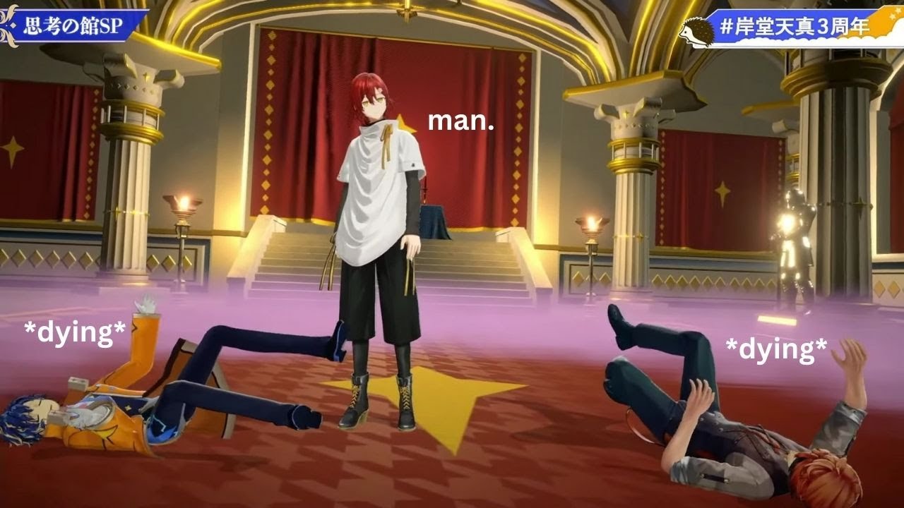 Temma tries using sleeping gas but ends up erasing his teammates' memories instead (holostars)