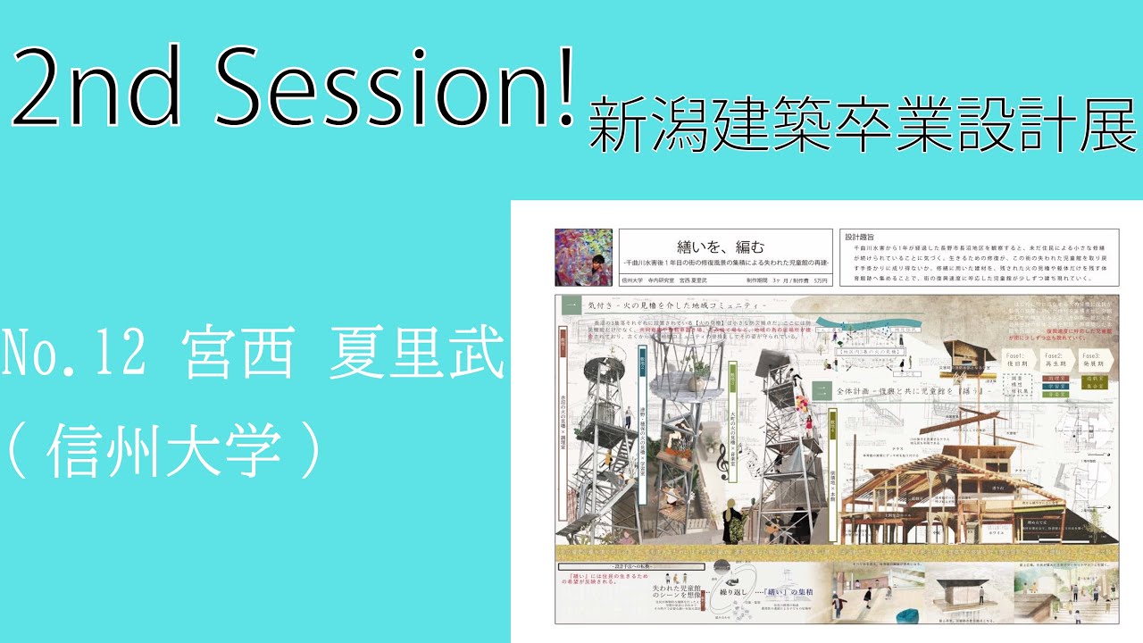2ndsession No 12 宮西夏里武さん 信州大学 Youtube