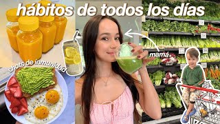 CAMBIA TUS HÁBITOS CONMIGO: Mi Rutina Saludable de TODOS LOS DÍAS