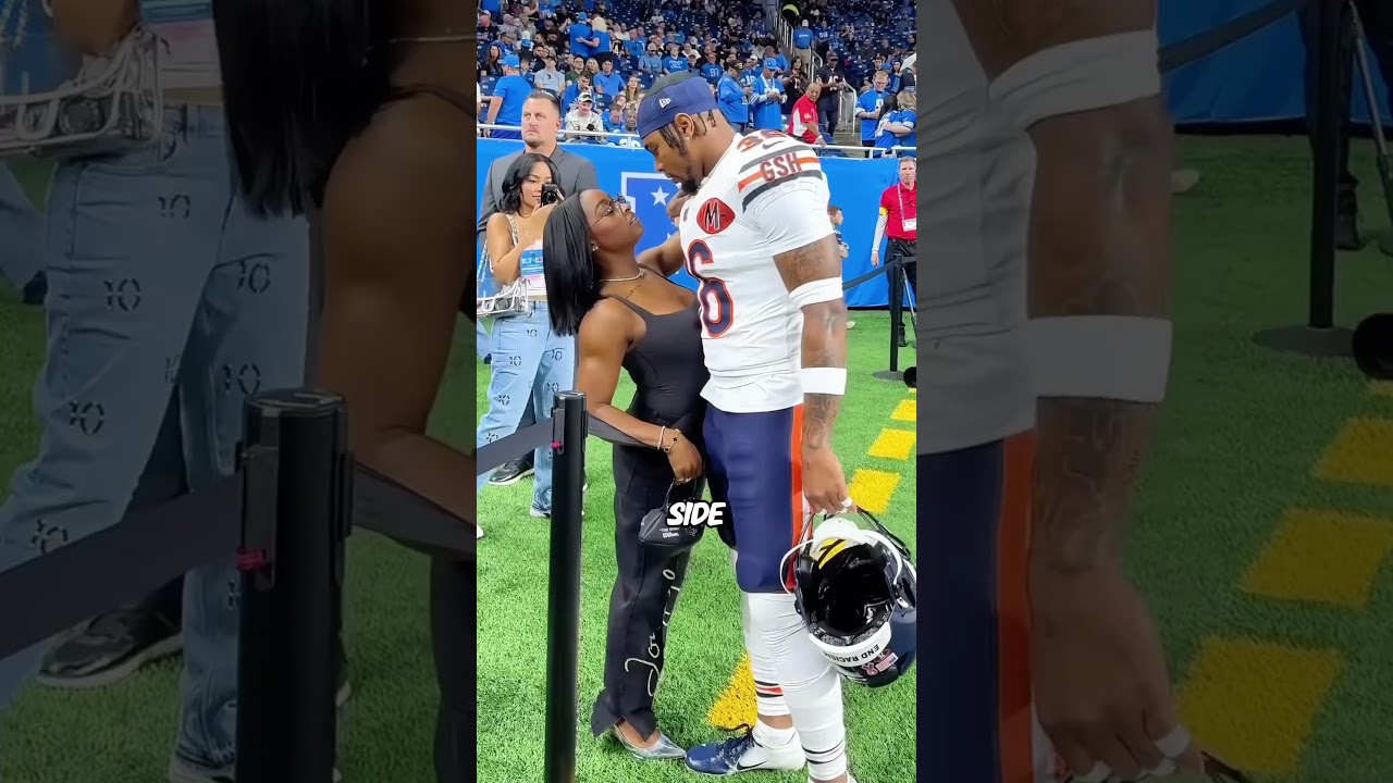 Why is Simone Biles so in love with her husband #football #nfl #simonebiles #nflfootball