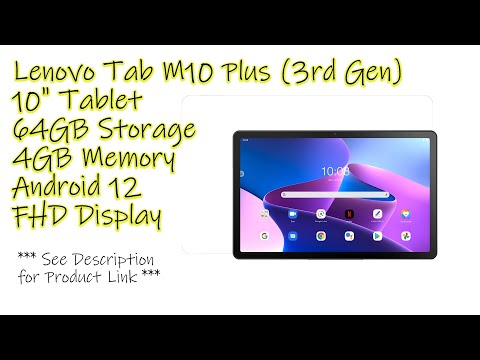 Lenovo Tab M10 PLUS 3rd Gen (2022) - Unboxing & Review 