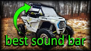 This is the Best UTV SOUND BAR \\ Kemimoto 26' 500W Sound Bar Install and Review