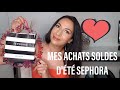 MES ACHATS SOLDES D'ETE 2020 SEPHORA