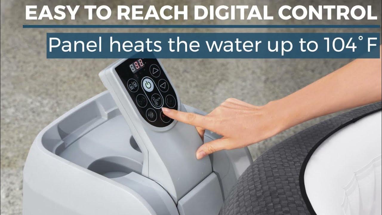 Coleman Bahamas AirJet Inflatable 24 Person Hot Tub Features YouTube